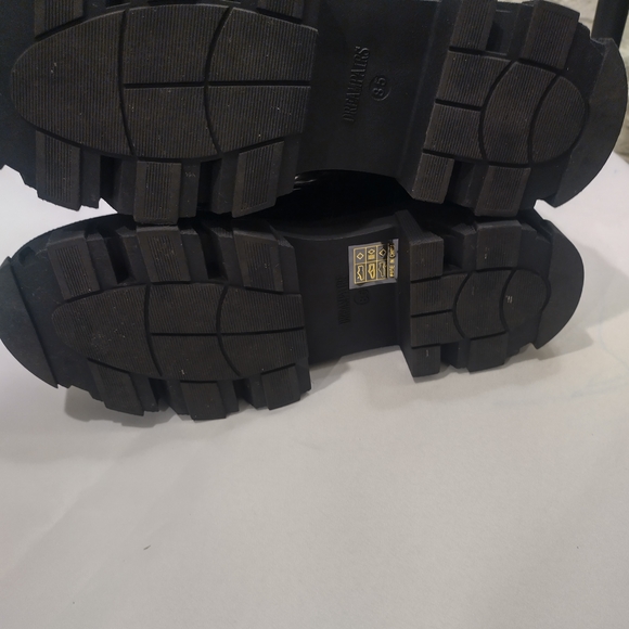 Dream Pairs Women Combat Boots Lace Up Chunky Platform Side Zip Boots. SZ 8.5 - Picture 6 of 6